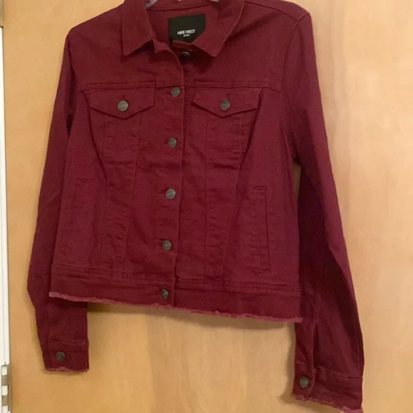 Nine West NWT Women’s Denim Sarah Jacket - Size Medium - Picture 1 of 6
